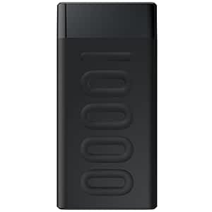 Ambrane 10000mAh Slim Power Bank, 20W Charge rapide, double sortie, type C PD (entrée et sortie), charge rapide, li-polymère, protection multicouche pour iPhone, anrdoïde et autres appareils (Stylo 10K, noir)