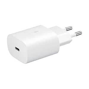 Adaptateur de voyage USB Samsung 25W pour les téléphones cellulaires – blanc