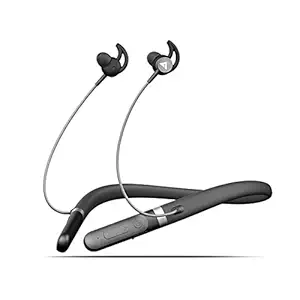 Boult Audio Zcharge Bluetooth Wireless dans les écouteurs d’oreille avec micro, 40H de jeu et charge super rapide, annulation de bruit environnemental pour les appels pro + et IPX5 résistant à l’eau (noir)