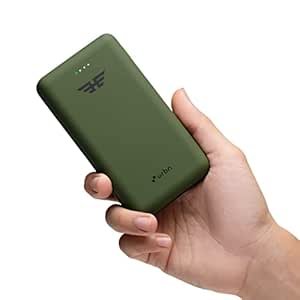 URBN 20000 MAH Lithium_Polymer 22,5W Banque d’alimentation ultra compacte à charge ultra compacte avec charge rapide et livraison de puissance, entrée / sortie de type C, fabriqué en Inde, câble de type C inclus (camo)