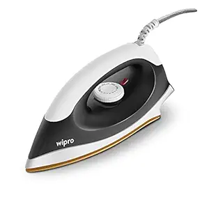 Wipro Vesta 1200 Watt GD201 Fer sec automatique léger | Chauffer rapidement | Élégant et élégant | Anti bactérien allemand Weilburger à double revêtement à double revêtement | Garantie de 2 ans