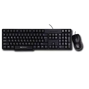 Clavier câblé et combo de souris filaire avec 104 touches et une souris USB avec 1200 dpi – Judwaa 750
