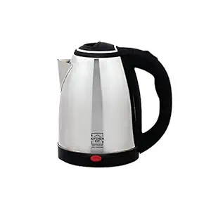 Kit de cuisine Kettle électrique, 1,8 L de thé à thé en acier inoxydable, réchauffeur d’eau à ébullition rapide avec ferme