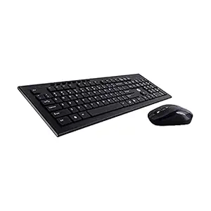 HP USB Wireless Wireless Resistance Clavier et ensemble de souris avec une gamme de travail de 10 m de la technologie sans fil / 3 ans Garantie (4SC12PA), noir