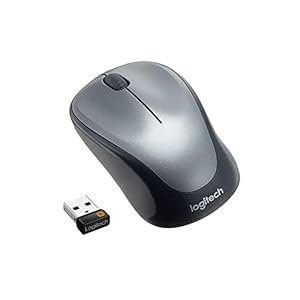 Logitech M235 Wireless Mouse, 1000 DPI Suivi optique, batterie de durée de vie de 12 mois, compatible avec Windows, Mac, Chromebook / PC / ordinateur portable