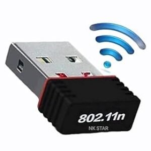 NK Star 950 MBPS Adaptateur USB USB Dongle récepteur de réseau sans fil pour ordinateur portable de bureau, (support – Windows XP / 7/8/10 & Mac OS) pas de prise en charge de DVR et HDTV