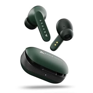 Boult Audio Airbass Z20 True Wireless, 40H Battery Life, Zen ENC mic, Type-C Lightning Boult Boult Fast Charging (10 minutes = 100 minutes), Boomx Tech Bass, ENC, IPX5 dans des écouteurs d’oreille avec micro (vert)