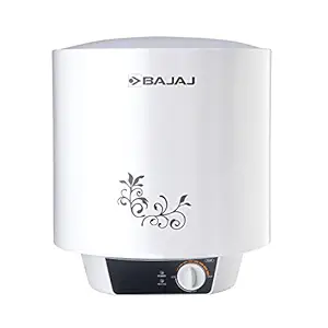 Bajaj New Shakti Neo 10L Réfacteur en eau vertical (Geyser 10 litres) 4 étoiles Réchauffeur classé abeille pour chauffage à l’eau avec armure en titane, technologie de flux de tourbillon, réservoir en verre (blanc), 1 an Garantie