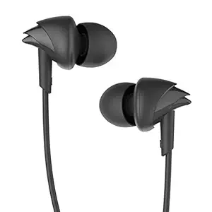 Casque de basse 100 casques filaires intra-auriculaires avec micro (noir)