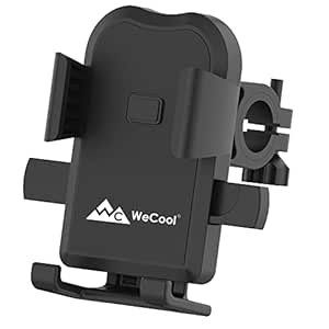 Porte-mobile WECOol B1 pour vélos ou support de mobile de vélo pour les cartes et la navigation GPS, un verrouillage de clic, une pointe ferme, un anti-shake et un berceau stable avec une rotation à 360 °