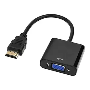 Tizum HDMI à VGA Adapter Cable 1080p pour le projecteur, l’ordinateur, l’ordinateur portable, la télévision, les projecteurs et la télévision
