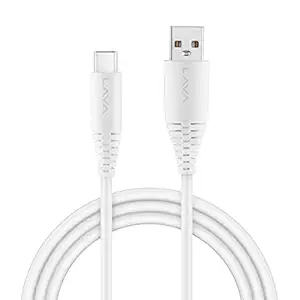 Éléments de l’adaptateur de charge de lave D3 2A Vitesse de charge rapide Câble de données USB Type C, blanc