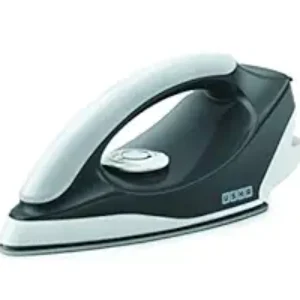 Usha Aurora 1000 W Fer sec avec indicateur innovant du feu arrière, Weilburger Soleplate (blanc et gris)