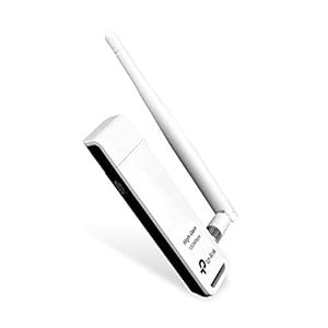 TP-Link Nano USB WiFi Dongle 150 Mbps Adaptateur Wi-Fi de réseau sans fil de haut gain de haut gain pour PC Desktop et ordinateurs portables, prend en charge Windows 10 / 8.1/8/7 / XP, Linux, Mac OS X (TL-WN722N)