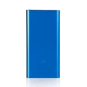 MI 10000mAh 3i Lithium Polymer Bank Power Bank Entrée (micro-USB et type C) et ports de sortie 18W Charge rapide (bleu métallique)
