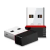 Adaptateur WiFi USB Essentials Gizga Essentials pour PC, adaptateur réseau sans fil de 150 Mbps pour le bureau – Dongle WiFi de taille nano compatible avec Windows, Mac OS et noyau Linux | Normes de chiffrement WPA / WPA2 | Noir