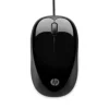 HP X1000 Souris USB filaire avec 3 boutons pratiques, roue de défilement rapide et capteur optique fonctionnent sur la plupart des surfaces (H2C21AA, noir / gris)