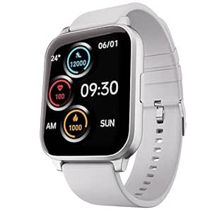 Fire-Boltt Ninja 3 SmartWatch Full Touch 1.69 « et 60 Modes de sport avec IP68, suivi SP02, plus de 100 visages de montre basés sur le cloud (argent)