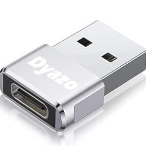Dyazo USB 3.0 Type C Femelle à USB Un connecteur / convertisseur / adaptateur masculin compatible pour Samsung Galaxy Note S 20 10 Plus Ultra, Google Pixel 4 5 3 2 et autres appareils de type C