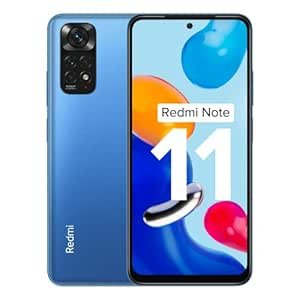 Redmi Note 11 (Bleu Horizon, 6 Go de RAM, 64 Go de stockage) | Affichage AMOLED FHD + 90 Hz | Qualcomm® Snapdragon ™ 680-6NM | 33W Charger inclus