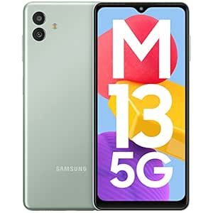 Samsung Galaxy M13 5G (Aqua Green, 6 Go, 128 Go de stockage) | Batterie de 5000mAh | Jusqu’à 12 Go de RAM avec RAM Plus