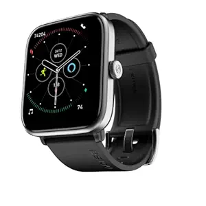 Noise Colorfit Pro 4 Advanced Bluetooth appelant Smart Watch avec 1,72 « Display TruView, couronne numérique entièrement fonctionnelle, 311 PPI, taux de rafraîchissement de 60Hz, 500 nits de luminosité (noir de charbon de bois)