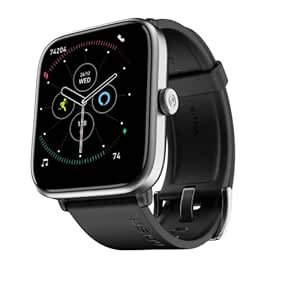 Noise Colorfit Pro 4 Advanced Bluetooth appelant Smart Watch avec 1,72 « Display TruView, couronne numérique entièrement fonctionnelle, 311 PPI, taux de rafraîchissement de 60Hz, 500 nits de luminosité (noir de charbon de bois)