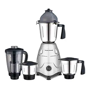 Morphy Richards Icon Superbe 750W Briner de mixage, 4 pots, argent et noir