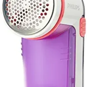 Philips GC026 / 30 Rasoir en tissu, déménagement de peluches pour pulls en laine, couvertures, vestes / déménagement de perfusion de pilule de tapis de tapis, rideaux (blanc)