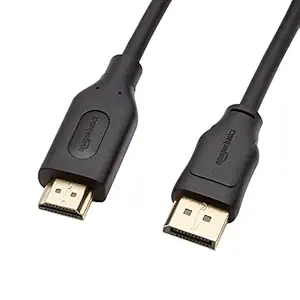 Amazonbasics 6 pieds DisplayPort (pas le port USB) à HDMI Cable Black