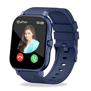 PTRON nouvellement lancé Force X10 Bluetooth appelant Smartwatch avec un écran de couleur totale de 1,7 « , un moniteur de fréquence cardiaque réel, un spo2, des visages de montre, 5 jours d’exécution, des trackers de fitness et une étanche IP68 (bleu)