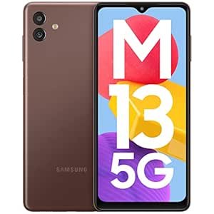 Samsung Galaxy M13 5G (Stardust Brown, 6 Go, 128 Go de stockage) | Batterie de 5000mAh | Jusqu’à 12 Go de RAM avec RAM Plus