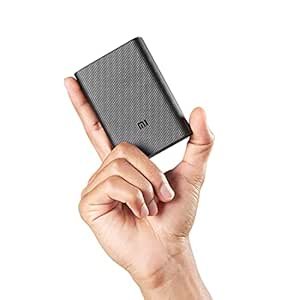 MI 10000mAh Lithium Ion, Lithium Polymer Power Bank Pocket Pro avec charge rapide de 22,5 watts, doubles ports d’entrée (micro-USB et type C), ports de sortie triple, (noir)