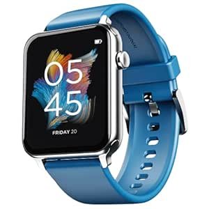 Call Smart Watch Smart Watch, conversation intelligente avec une puce d’appel Bluetooth dédiée avancée, affichage HD de 1,69 ”avec 550 nits et 70% de gamme de couleurs, 150+ faces de montre, modes multi-sports, HR, Spo2, IP68 (bleu profond)