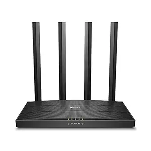 TP-LINK AC1200 Archer A6 WiFi intelligent, 5 GHz Gigabit Dual Band Mu-Mimo Wireless Internet Router, couverture à longue portée de 4 antennes, Chipset Qualcomm