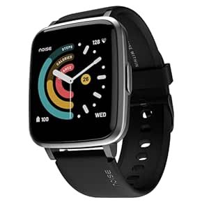 Noise ColorFit Pulse Smartwatch avec 3,56 cm (1,4 « ) Affichage HD à toucher complet, Spo2, fréquence cardiaque, moniteurs de sommeil et batterie de 10 jours – Black de jet