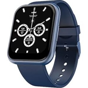LA LA LA LA LA LA LA LA LA SMART ULTRATES COLORFIT avec un écran HD de 1,75 « , un corps en alliage en aluminium, 60 modes sportifs, Spo2, léger, informations sur le marché boursier, appels et SMS Répondre (Space Blue)