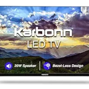 Karbonn 80 cm (32 pouces) Millennium Series HD Ready LED TV KJW32NSHDF (Phantom Black) avec design sans lunette
