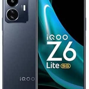 IQOO Z6 LITE 5G BY VIVO (Mystic Night, 6 Go de RAM, 128 Go de stockage) | Le premier Snapdragon 4 Gen 1 du monde | Taux de rafraîchissement à 120 Hz | Batterie de 5000mAh | Adaptateur de voyage à acheter séparément