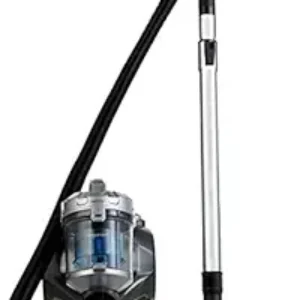 Aspirateur sans sac Amazonbasics avec aspiration de puissance, son faible, efficacité énergétique élevée et garantie de 2 ans (1,5 L, noir)