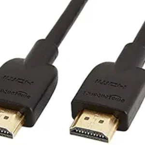 Amazon Basics Cable HDMI à grande vitesse, 6 pieds (2 pack), noir