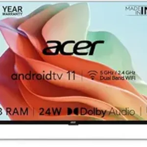 Acer 80 [[CM]] (32 pouces) I Series HD Ready Android Smart LED TV AR32AR2841HDFL (noir)