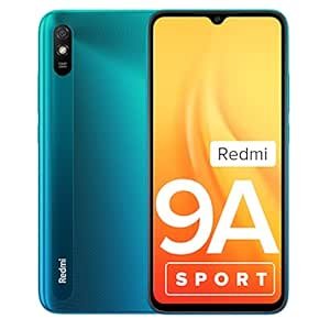 Redmi 9A Sport (Coral Green, 3 Go de RAM, 32 Go de stockage) | Processeur d’Helio G25 octa-core 2 GHz | Batterie de 5000 mAh