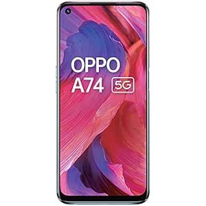 OPPO A74 5G (noir fluide, 6 Go de RAM, 128 Go de stockage) sans coût EMI / Offres d’échange supplémentaires