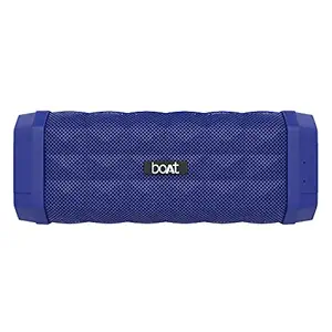 Boat pierre 650 10W Bluetooth en haut-parleur avec une lecture jusqu’à 7 heures, IPX5 et des commandes intégrées (bleu)