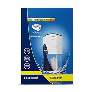 HUL PUTIIT GERMKILL Kit pour le purificateur d’eau classique 23 L – Capacité de 3000 L