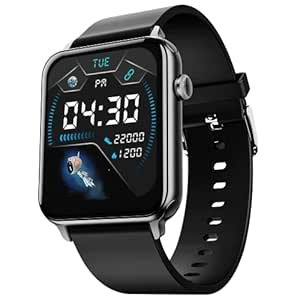 Boat Wave Lite Smartwatch avec écran HD de 1,69 « , corps métallique élégant, moniteur de niveau HR & Spo2, 140+ visages de montre, tracker d’activité, modes sportifs multiples, autonomie de la batterie IP68 et 7 jours (noir actif)