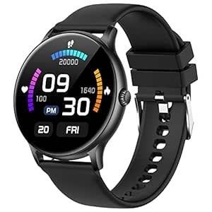 Fire-Bolt Phoenix Smart Watch avec Bluetooth appelant le 1,3 « , 120 + modes sportifs, 240 * 240 px élevés avec Spo2, surveillance de la fréquence cardiaque et cote IP67