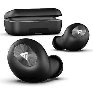 Boult Audio Air Bass Powerbuds avec Powerbank INBUILT, 120H TOTAL TEMPLE, IPX7 entièrement étanche, Lightning Boult Type-C Charge rapide, jeu à faible latence, écouteurs TWS avec micro pro + appelant (noir)