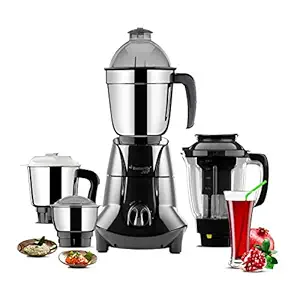 Méxatrice de mixage à jet de papillon, 750W, 4 pots (gris)